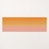 付勢オレンジとピンクのヨガマット ヨガマット (正面(横))