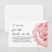 付属のカード「花嫁になるためのレシピ」 エンクロージャーカード (正面/裏面)