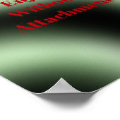 付楽しむ着せずに ポスター (角)