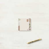 付箋あなたの可愛いゴールデンレトリバードッグ内 ポストイット (デスク上)