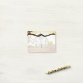 付箋サンセットバーンカントリー素朴フィールドヘイ ポストイット (デスク上)