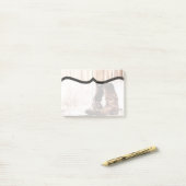 付箋ブーツカントリー素朴ウェスタン衣服バー ポストイット (デスク上)