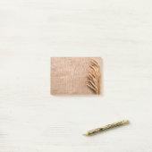 付箋小麦オンバーラップサックカントリー素朴F ポストイット (デスク上)