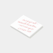 付箋紙落書きII名刺 ポストイット (アングル)