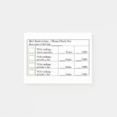 付箋 – 郵送用 (正面)