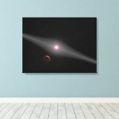 付近からの眺め キャンバスプリント (インサイチュ (ウッドフロア))