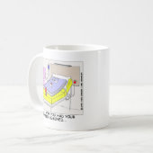 付録の来ギフトとティおもしろいーの予約 コーヒーマグカップ (正面左)