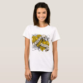付録蟹座の生存者の二重ハート Tシャツ (正面フル)