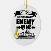 付録蟹座は私の最も悪い敵に会いました セラミックオーナメント (右)