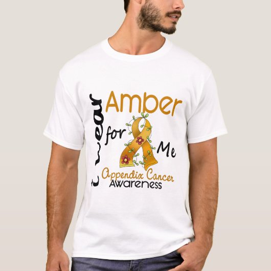 付録蟹座私は私のためのこはく色を43身に着けています Tシャツ (正面)