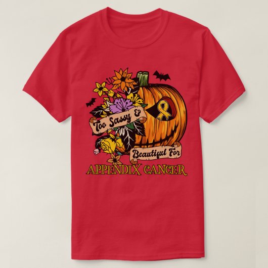 付録認識度レトロハロウィーン怖いカボチャh tシャツ (デザイン正面)