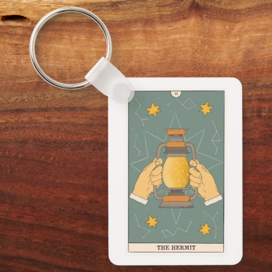 仙人の占い〔占星術の〕十二宮図錬金術タロットカード キーホルダー (正面)