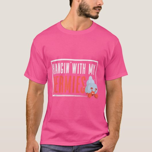 仙人カニ恋人シャツ海動物ペットシェルミットcr tシャツ (正面)