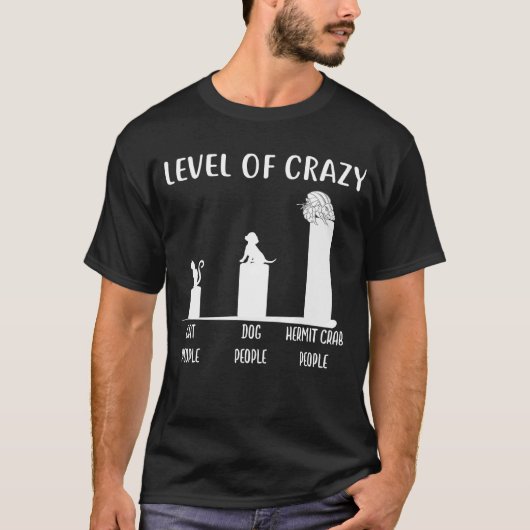 仙人カニTeeの熱狂する仙人カニLevel Tシャツ (正面)