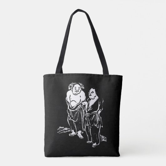 仙人中国の詩人の哲学者トートバッグ トートバッグ (裏面)