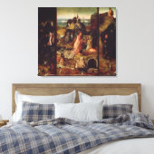 仙人紋章(パネル上の油) キャンバスプリント (インサイチュ (寝室))