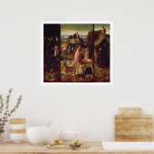 仙人紋章(パネル上の油) ポスター (キッチン)