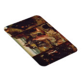 仙人紋章(パネル上の油) マグネット (右側)