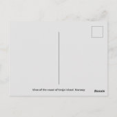 仙蛇島,ノルウェー,はがき ポストカード (裏面)