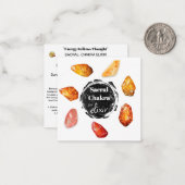 *~*仙骨チャクラエリクシルAP64ストーンエモト ノートカード (正面/裏面インサイチュ)