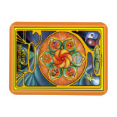 仙骨チャクラマンダラ マグネット (横)