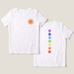 仙骨チャクラ記号 スバディシュタナ トライブレンドTシャツ
