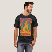 代々木インストラクター禅定位置陰陽Y Tシャツ (正面フル)