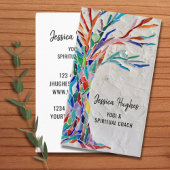 代々木スピリチュアルコーチビジネスカード 名刺