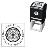代々木フローラマンダラアドレスラウンド セルフインキングスタンプ (インサイチュ)