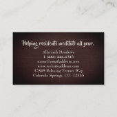 代々木プロフェッショナル 名刺 (裏面)