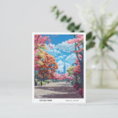 代々木公園の青い空Tokyo Japan Travel ポストカード (スタンド正面)