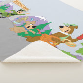 代々木熊のピクニク素晴らしバスケット脱出 シェルパブランケット (3/4)