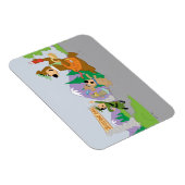 代々木熊のピクニク素晴らしバスケット脱出 マグネット (右側)