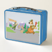 代々木熊のピクニク素晴らしバスケット脱出 メタルランチボックス (裏面)