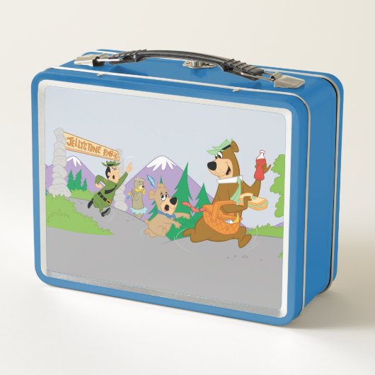 代々木熊のピクニク素晴らしバスケット脱出 メタルランチボックス (裏面)