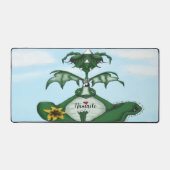 代おもしろい木ドラゴン デスクマット (正面)