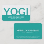 代はっきりした木 名刺 (正面/裏面)