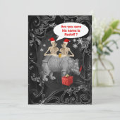 代わりとなるおもしろいなゴシック様式クリスマス 招待状 (スタンド正面)