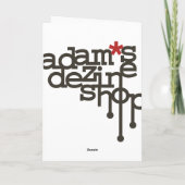 代わりとなるクリスマスカード-キラー雪だるま シーズンカード (裏面)