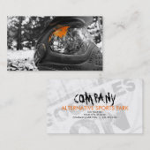 代わりとなるトレーディングカードV1のゴーグル 名刺 (正面/裏面)