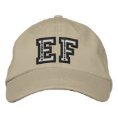 代わりとなる服装の基本的な調節可能な帽子 刺繍入りキャップ (正面)