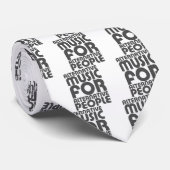 代わりとなる音楽4人の代わりとなる人々- Emoの石 ネクタイ (ロール)