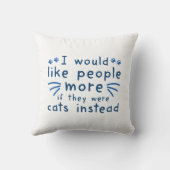 代わりに猫 クッション (裏面)