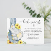 代わりに男女兼用黄色い象の本のカード エンクロージャーカード (スタンド正面)