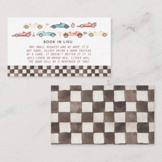 代わりに車の本 名刺 (正面/裏面)