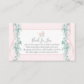 代わりのベビー馬車 名刺 (正面)