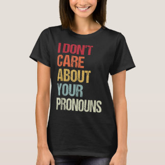 代名詞の気にアンチの代名詞はない Tシャツ
