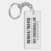 代名詞は彼女のドードルグランジズ キーホルダー (正面左)