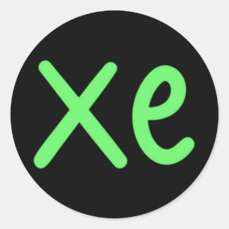 代名詞ステッカーシート ラウンドシール