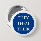 代名詞 彼ら 彼女ら それら 彼らを 彼女らを それらを 彼らの 彼女らの それらの ボタン 缶バッジ (正面&裏面)